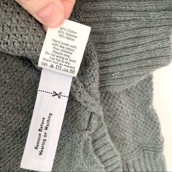 Madewell Chronicle Texture Pullover Sweater in pale green size XS - Picture 9 of 9